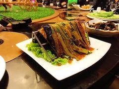 烧烤茄子尖椒-蒙古人烤羊大师(工农大路创始店)