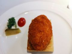奶油鸡卷-小白桦西餐厅