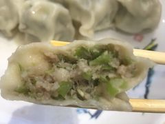 猪肉豆角水饺-大眼锅贴水饺(河东店)