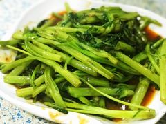 虾头油炒通菜-家利美食店