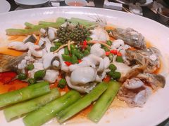 鲜花椒蒸桂花鲈-猪肉婆私房菜(容桂总店)