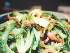 青菜炒牛肉-酒阳蒸经小酒馆(解放碑店)