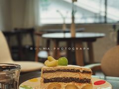 杏子红茶奶油蛋糕-竹子咖啡bamboo coffee
