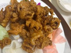 炸鱿鱼-宝发园名菜馆
