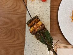 紫苏鹅肝烧M9和牛红柳串-Mark&Mars Restaurant
