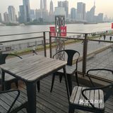 吹着夏风,目光追随着那一只只江鸥,自由地翱翔在浦江上空