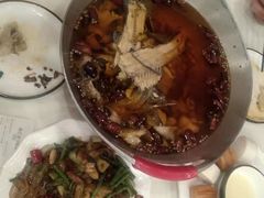 长豆角炒茄子-鑫巴蜀小镇 · 水煮鱼专研店(玉桥店)