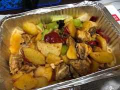 伊利辣皮子烩大盘鸡-西贝莜面村(上海百联西郊店)