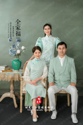 -时光纪亲子全家福照相馆(静安店母女写真父母纪念照)