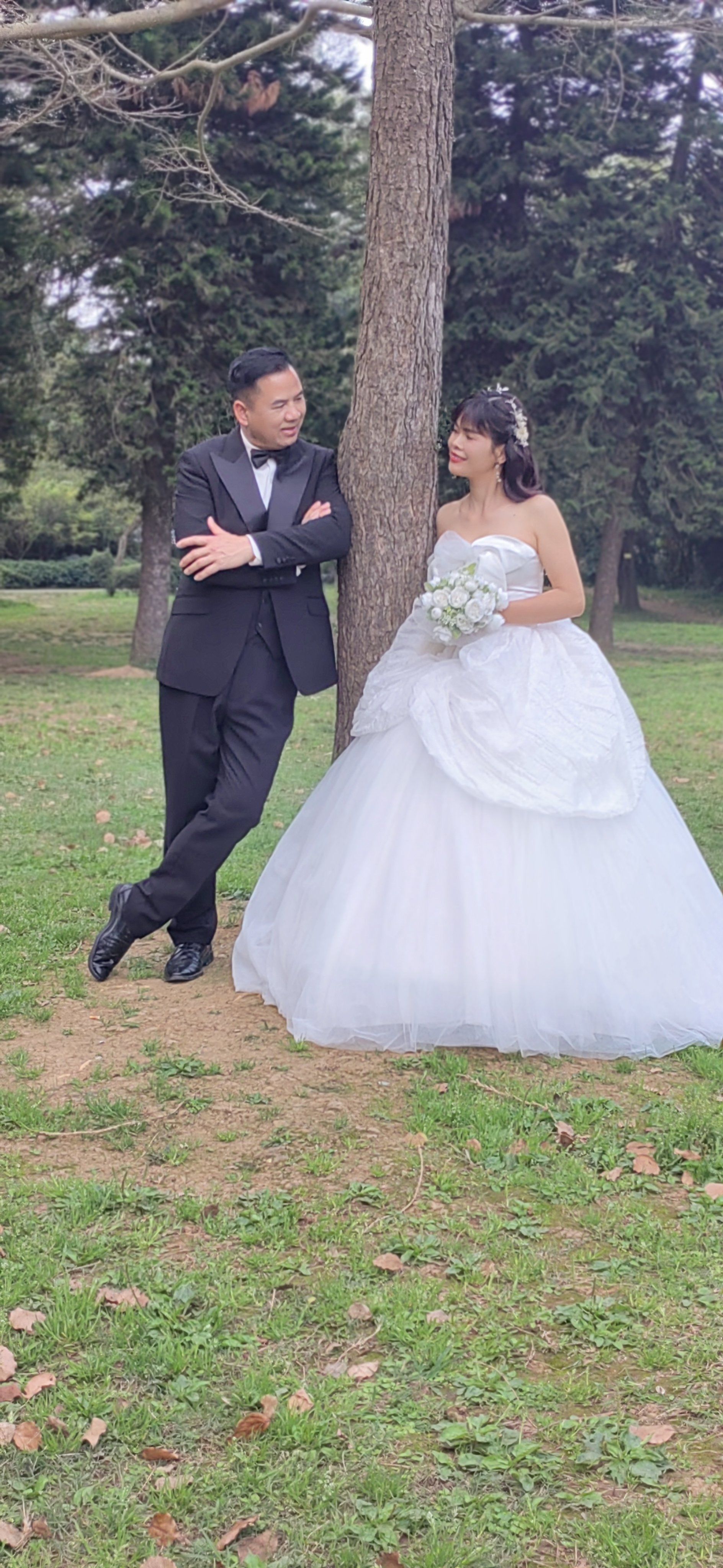 婚纱照自拍花絮
