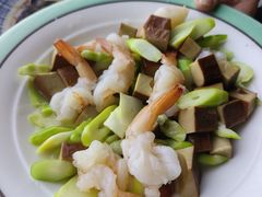 山竹笋凤尾虾-巧克力渔家.小船海鲜家常菜(万平口店)