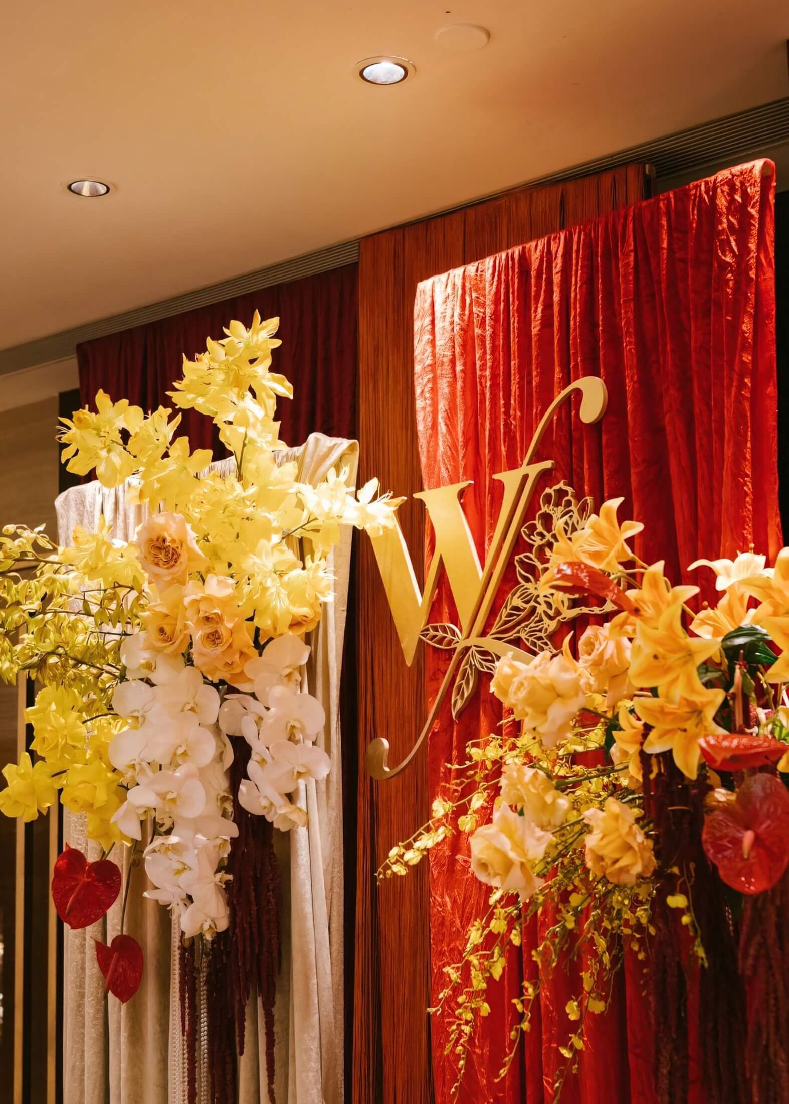 落日线帘布幔婚礼