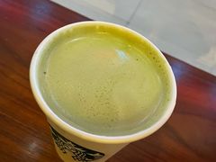 热抹茶拿铁-星巴克(广州番禺钻汇广场分店)