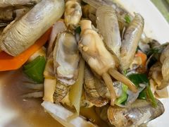油爆老蛏-平潭良辰美景海鲜楼