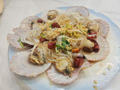 油泼扇贝-来之顺海鲜菜馆·青岛菜·始于1993(栈桥店)