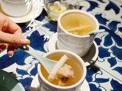 椰子炖鸡汤-绿茶餐厅(布吉万象汇店)