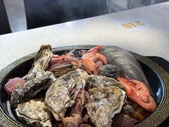 老灶蒸汽海鲜-巧克力渔家.小船海鲜胶东菜(万平口店)