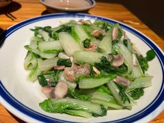 口蘑油渣小白菜-破三川·新川菜(静安大融城店)