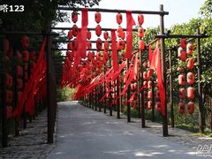草堂灯笼街-茂德公草堂