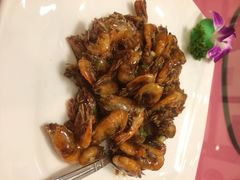 油爆大河蝦-上海老饭店(北京分店)