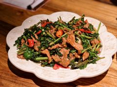 薄荷牦牛肉-缘生态云南菜·野生菌庭院餐厅(华侨城店)