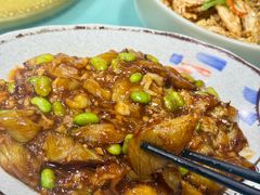 毛豆烧茄子-玉桥餐厅(天坛店)