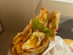 -小红车炸蛋葱油饼