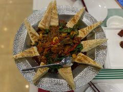 枣庄辣椒炒鸡-鹊华居·地道鲁菜·海鲜·融合味(大明湖店)