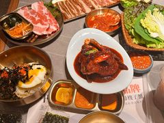 -草家酱蟹炭火烤肉店(珲春南路一店)