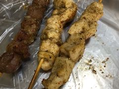 -老红桥炸灌肠牛肚锅烧烤(定福庄店)