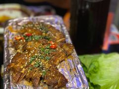 烤五花肉-老表记广西宵夜螺蛳鸭脚煲(西大店)