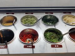自助调料区-左庭右院鲜牛肉火锅(南通CBD大有境店)