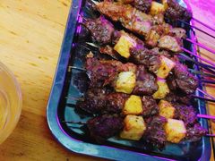 菠萝牛肉串-寻小欢焖烤羊肉串(九眼桥店)
