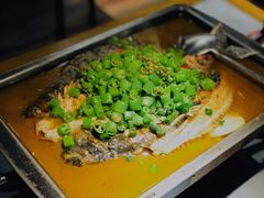 鲜青椒烤鱼-探鱼·鲜青椒爽麻烤鱼(中山大信新都汇店)
