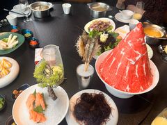 -海上明月海鲜火锅 鲜切牛肉