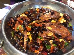 干锅辣鸭头-韩记海鲜饺子旗舰店(红海新区店)