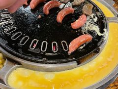 鸡蛋糕+芝士玉米-梵行小馆烤肉(即墨店)