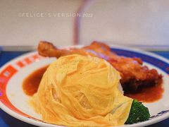 滑蛋生炸鸡肶饭-伯友茶记(中华广场店)