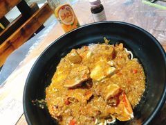 蟹脚热干面-沈记烧烤海鲜(江汉二路店)