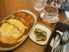 中华腊肉咖喱蛋包饭-Ginko银子(青龙街店)
