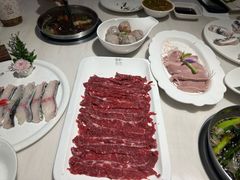 鲜牛肉-围炉夜话·潮汕卤水火锅(榕江店)