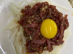 生拌牛肉-真利味·脊骨火锅·正宗韩国料理(韩乐坊店)