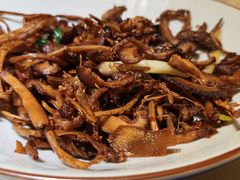 干炒茶树菇-绿茶餐厅(西单老佛爷店)