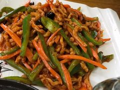 鱼香肉丝-一盏明灯全素斋(殊像寺店)