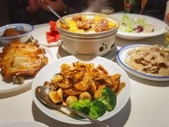 野山菌鹌鹑蛋-小放牛河北菜(长安万达店)
