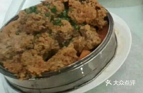 Steamed Pork Ribs with Millet