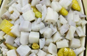 Pickled Pepper Lotus Root Cubes