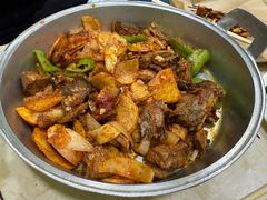-尕有炕锅烤羊肉