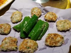香煎藕饼拼尖椒-大笑饭堂(甲子桥店)