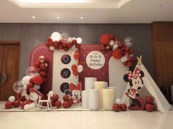 -团子宝宝宴派对百日宴生日布置策划·求婚策划·气球布置别墅民宿